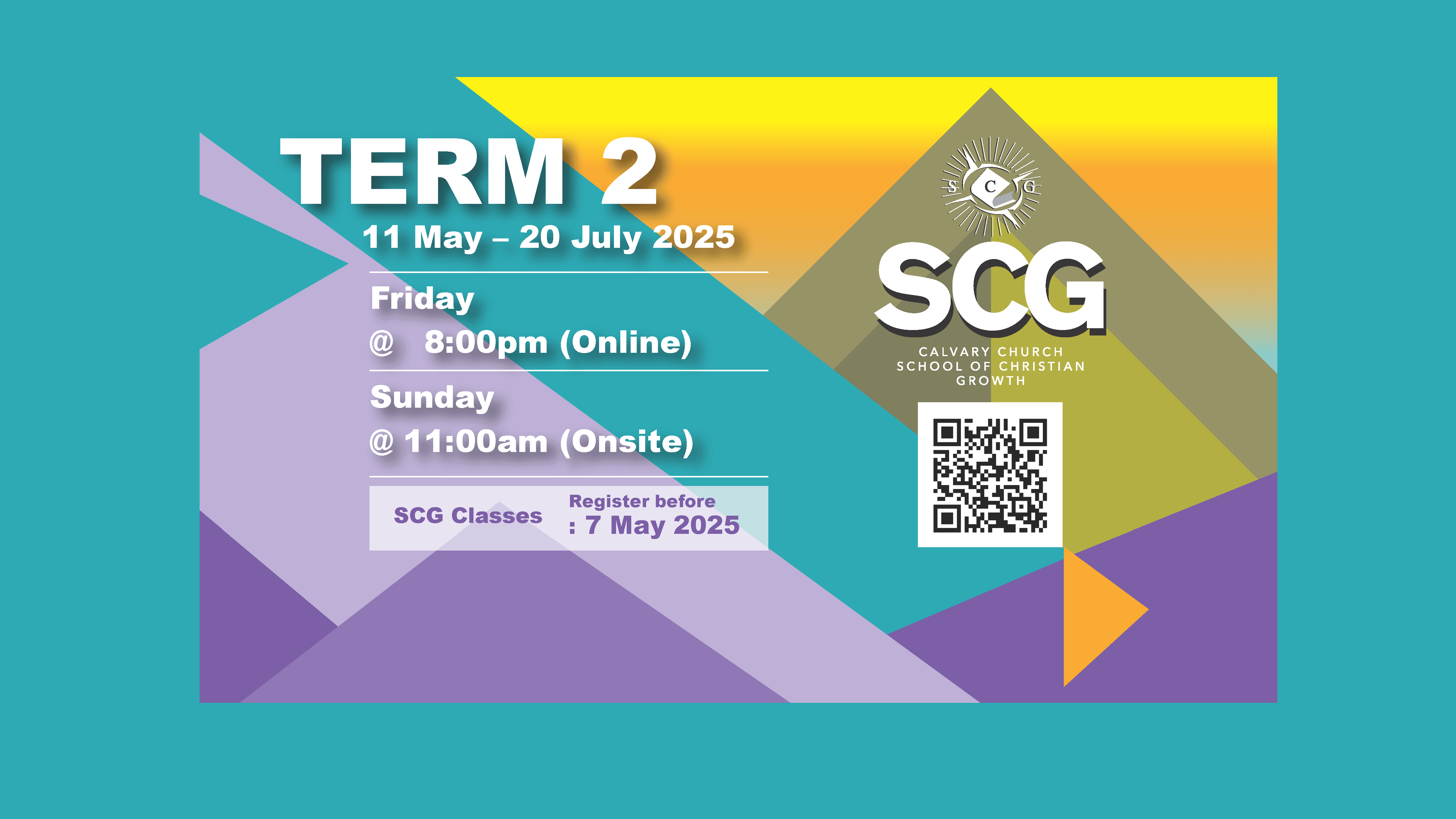 School of Christian Growth(SGG) Term 2