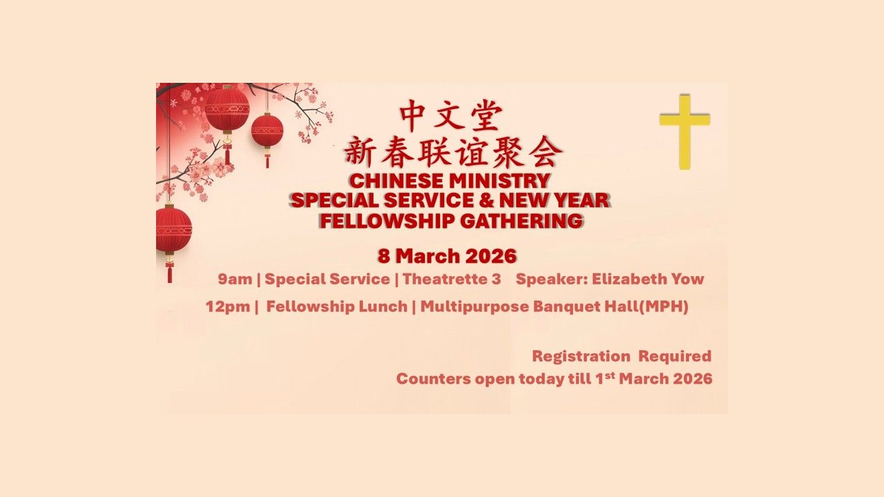 Chinese Ministry Special Service & New Year Gathering |9am
