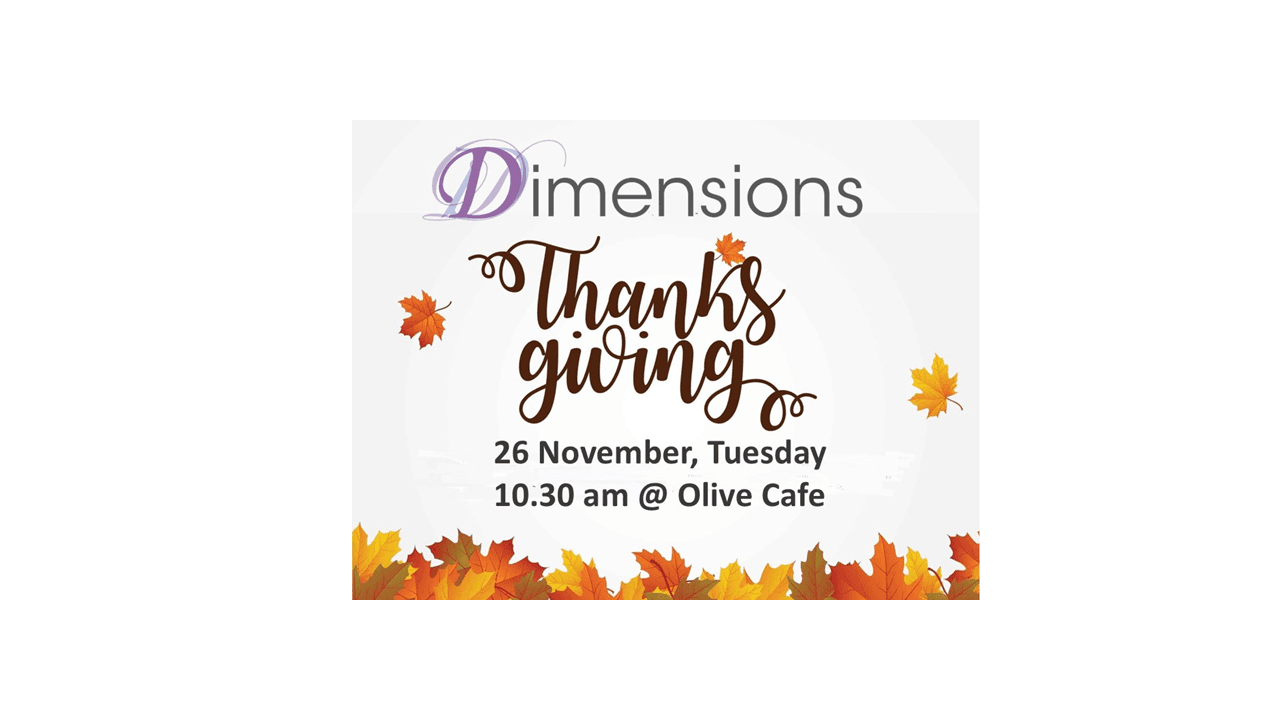 Dimensions Thanksgiving |1030am