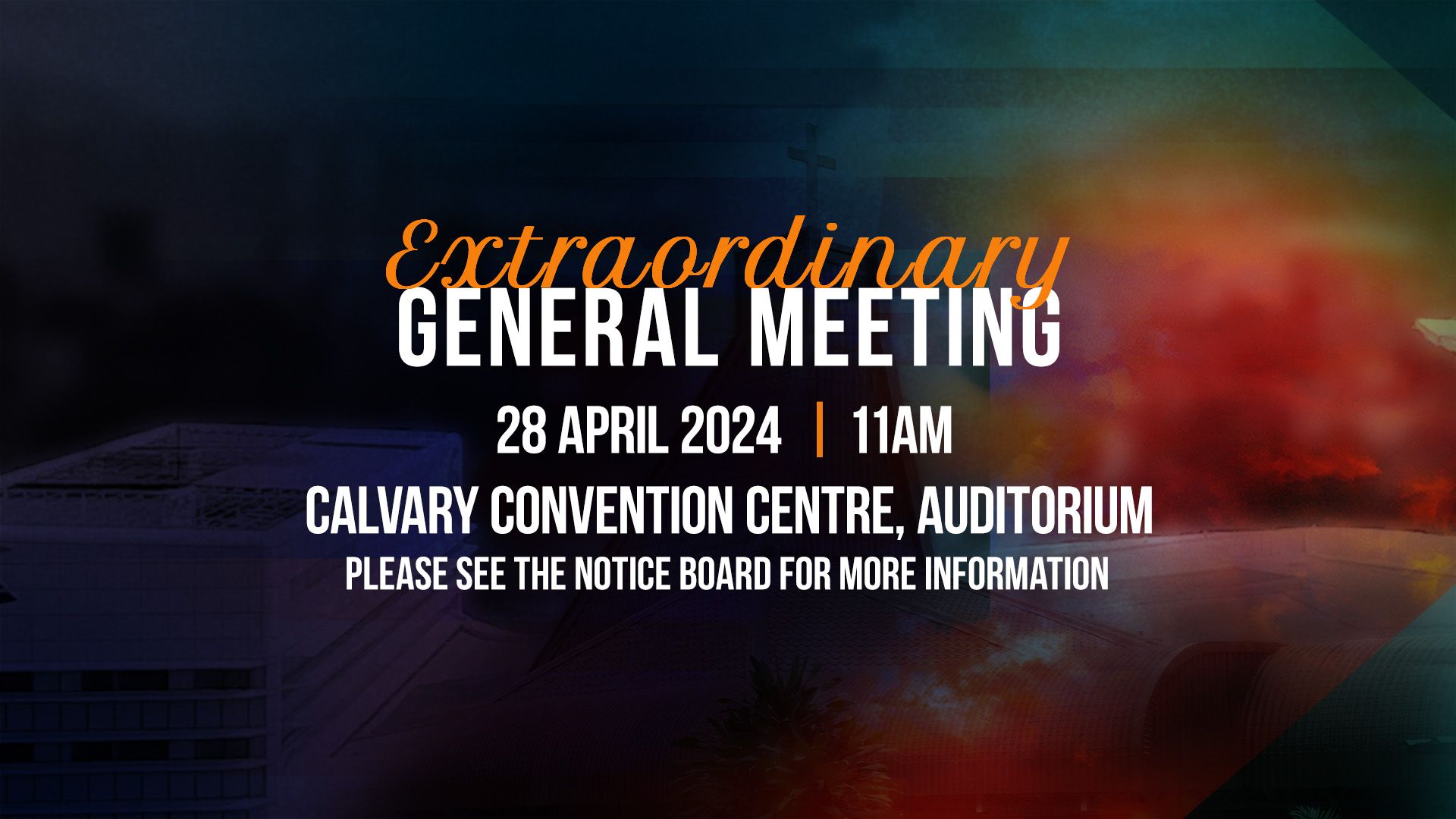 Extraordinary General Meeting | 11am